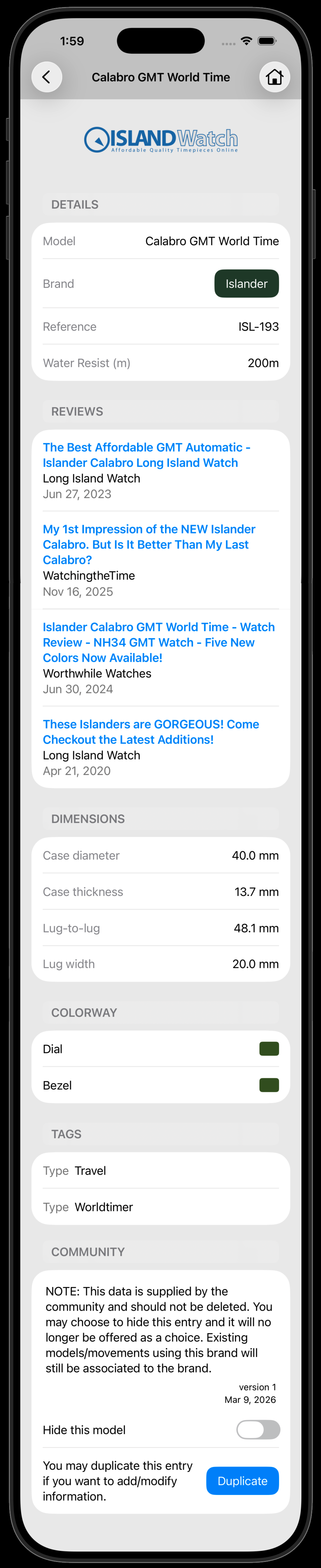 Islander Colabro branded