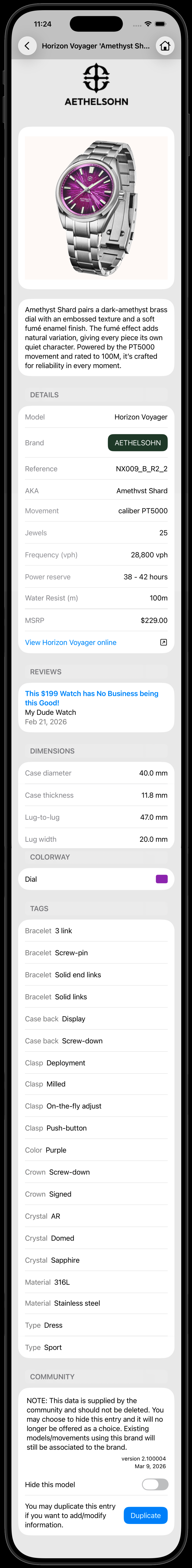 Aethelsohn Horizon Voyager branded